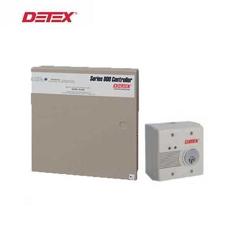 Detex CONTROLLER & POWER SUPPLY WITH REMOTE INDICATING UNIT, 1 AMP CONTINUOUS, POWERS AND CONTROLS EExER D DTX-84-800